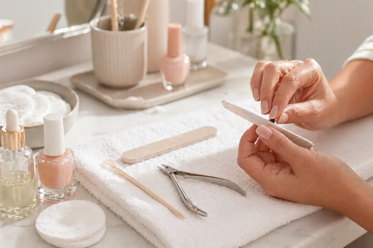 diseños de uñas con flores con tonos tendencia y acabado brillante