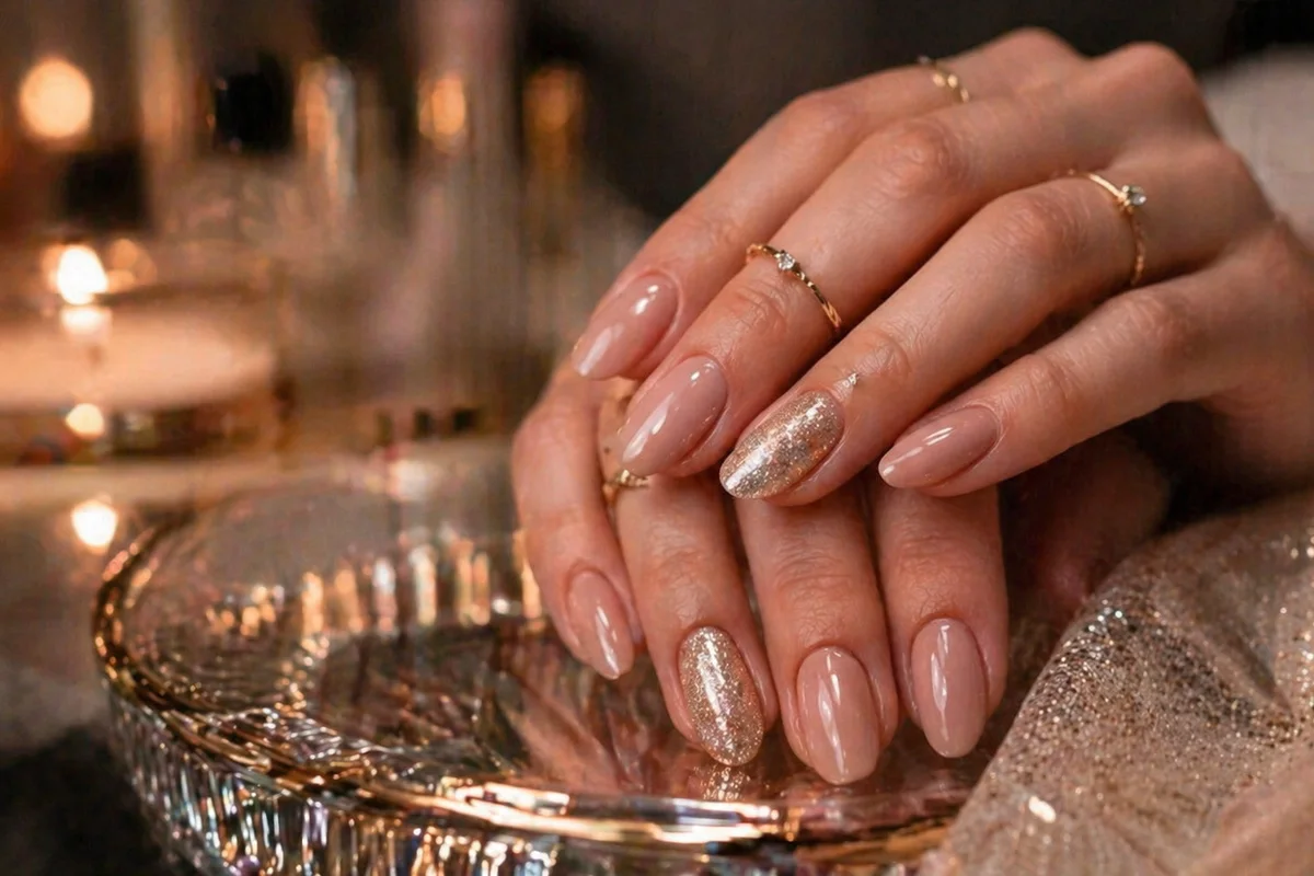 cuidado de cutículas con tonos tendencia y acabado brillante