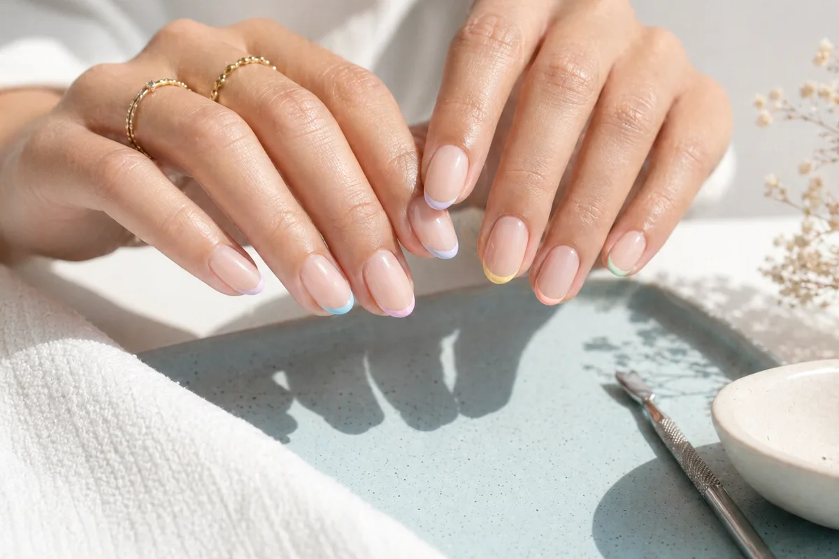 inspiración Pinterest de uñas blancas sin texto ni marcas