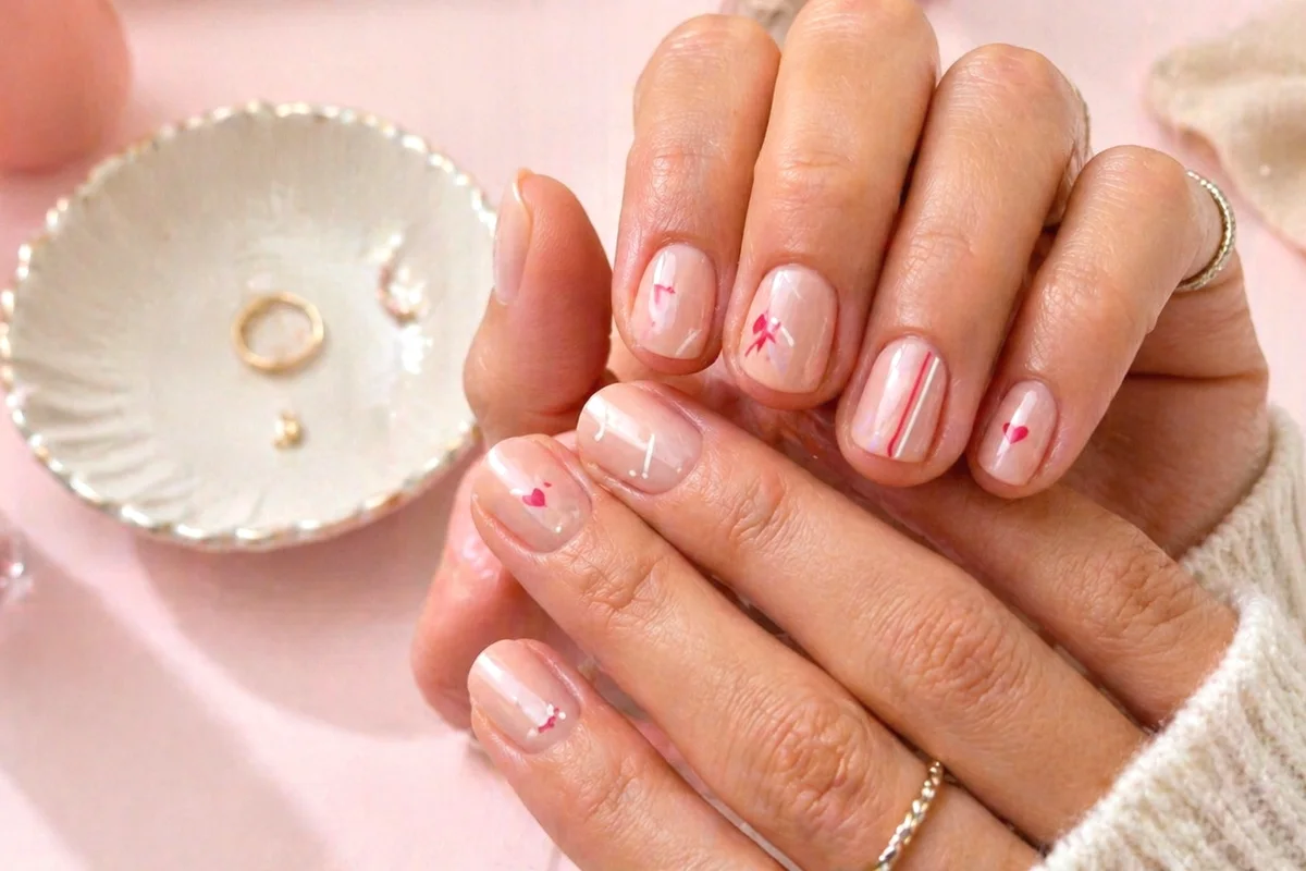 inspiración Pinterest de uñas marrones chocolate sin texto ni marcas