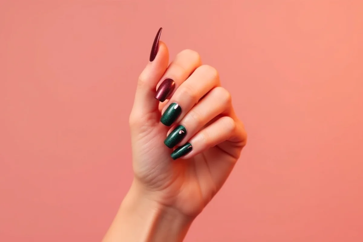 inspiración de uñas ojo de gato sin texto ni marcas
