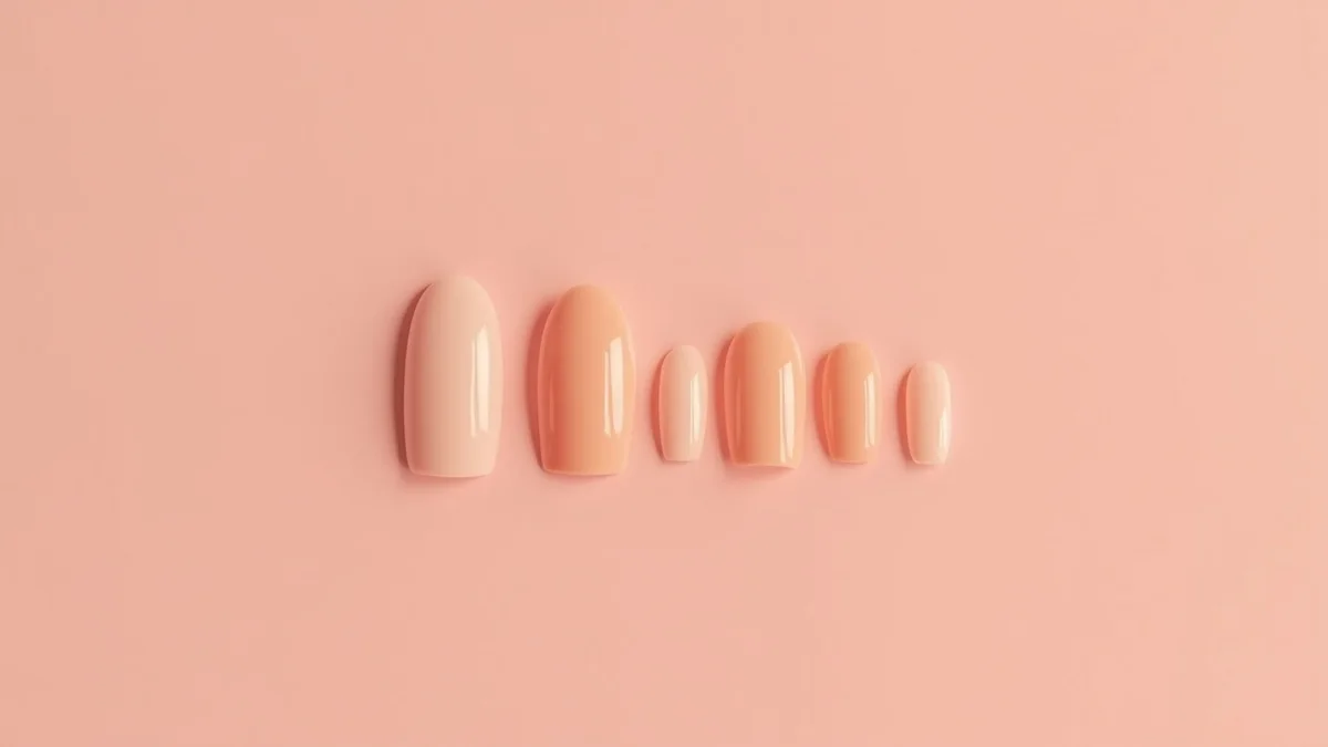uñas press on con manicura elegante en luz natural